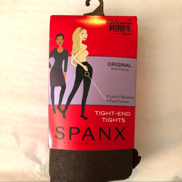 SPANX Tights Heathered Bittersweet Solid Brown - Picture 6 of 6